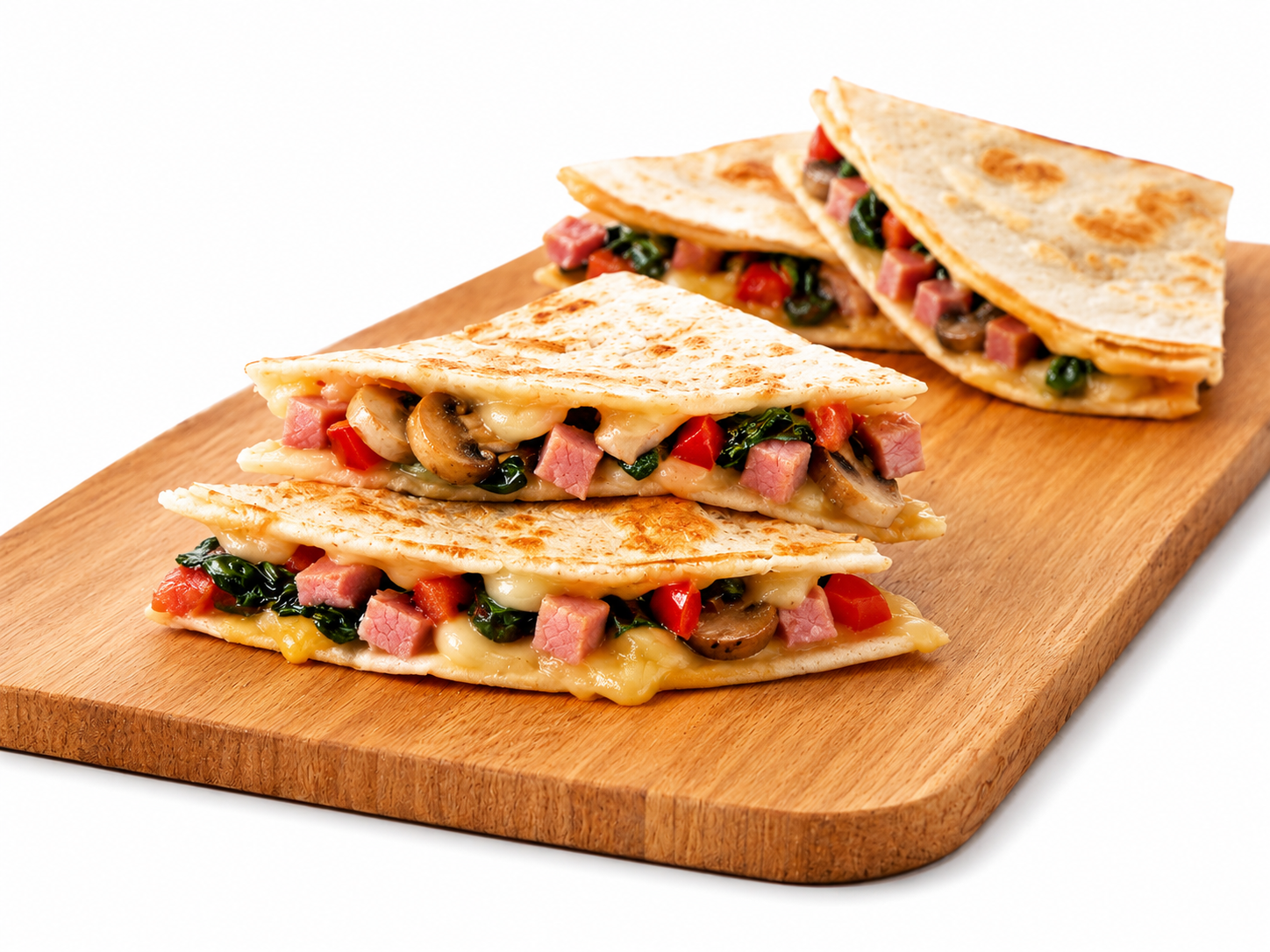 Jamón con champiñones